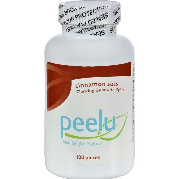 Peelu Chewing Gum - Cinnamon Sass - 100 ct