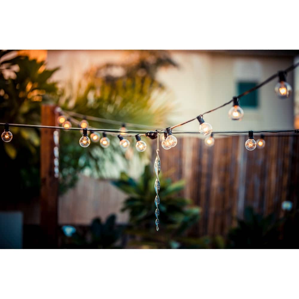 LEDPAX 50-Light 50 ft. Indoor and Outdoor LED String Light, Black - 50 ft