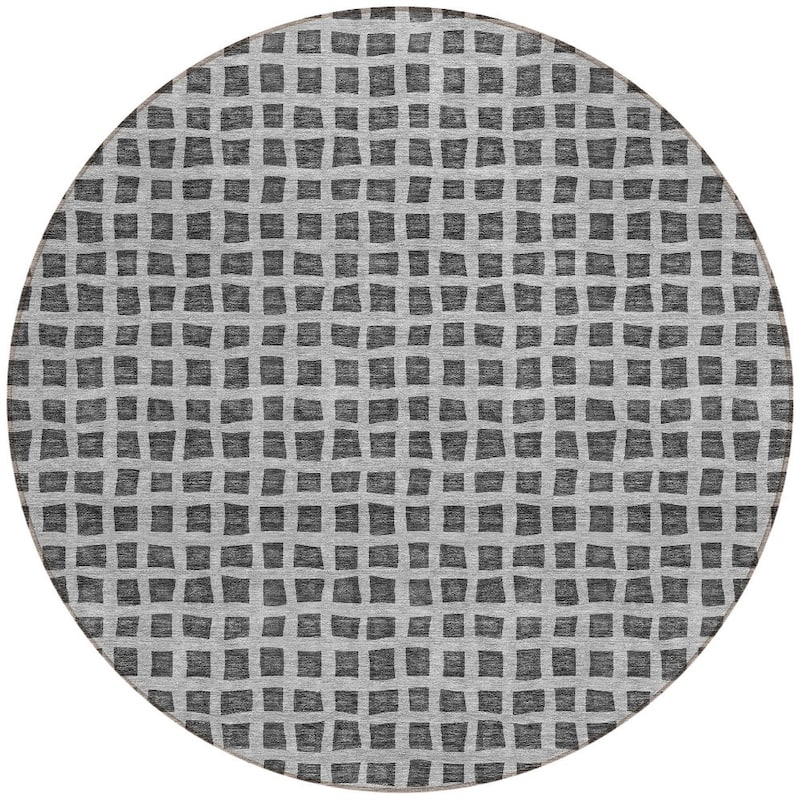 HomeRoots Geometric Transitional Rectangle Outdoor Rug