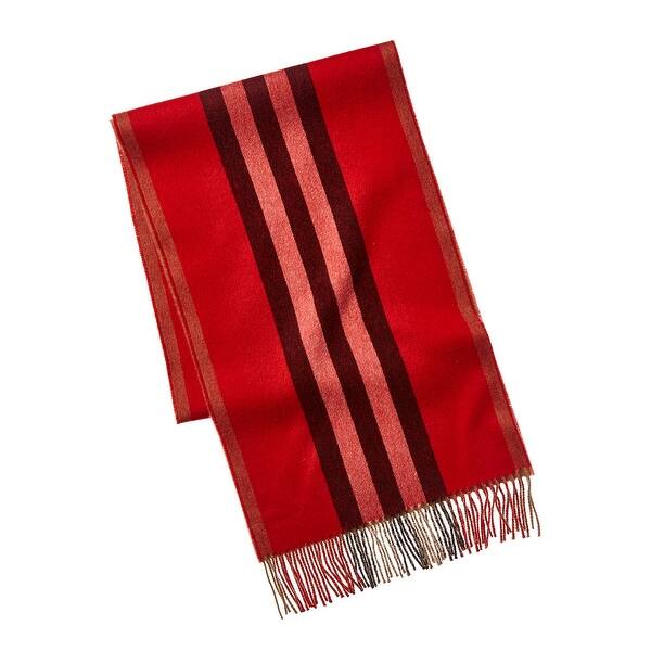 burberry icon stripe cashmere scarf