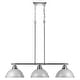 preview thumbnail 4 of 6, Golden Lighting 3602-3LP CH Duncan 3 Light 40" Wide Linear Pendant
