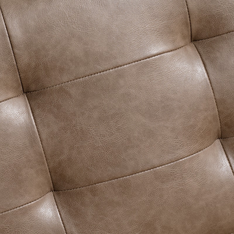 Adeco 42" Faux Leather Storage Ottoman Bench for Bedroom & Entryway - 42.1"X14.7"X15.4"