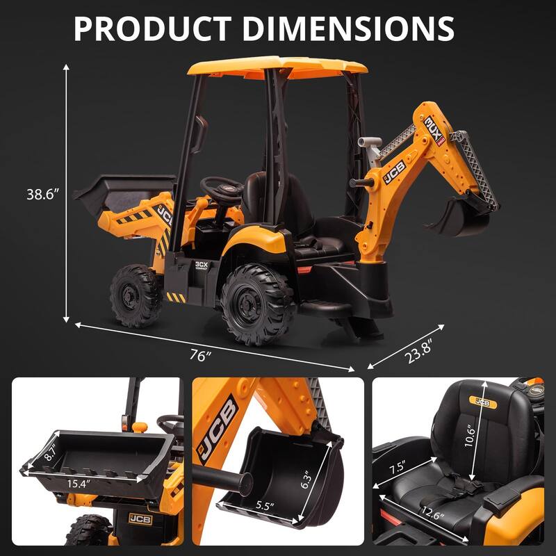 4 in 1 Ride on Excavator