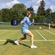 preview thumbnail 7 of 5, Roomfitters 22 ft Pickleball Net with Steady Metal Frame, All-Weather Setup for Outdoor and Indoor Driveways, Black White