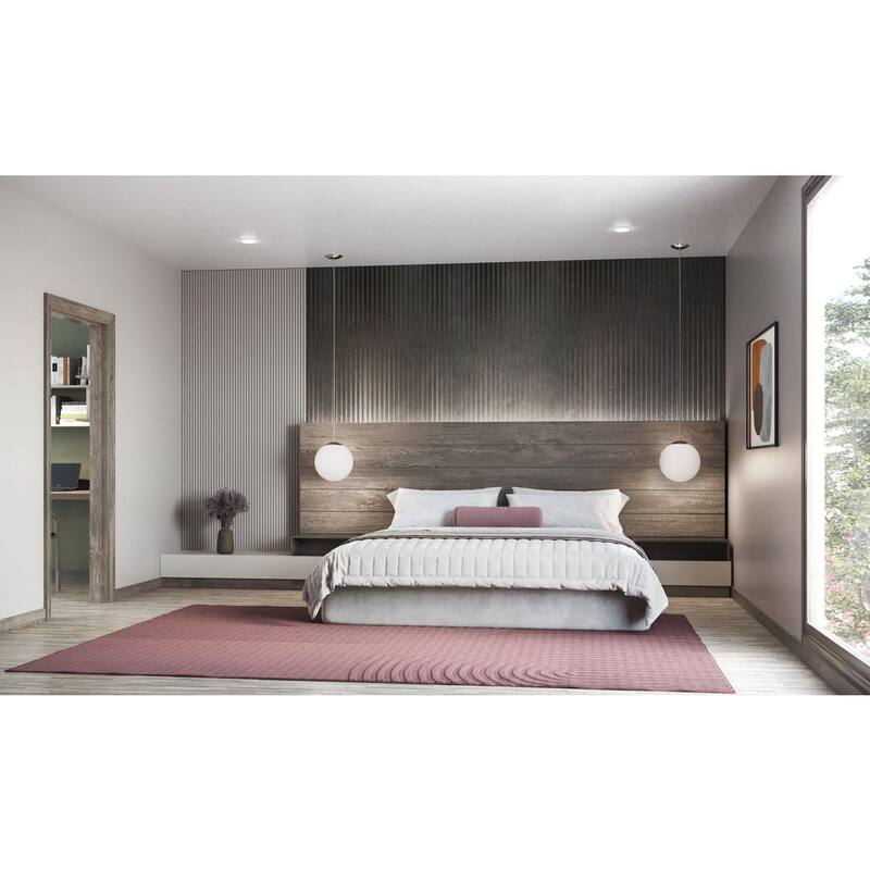 Atwell Collection Brushed Nickel and Opal Glass Globe Large Hanging Pendant Light - 12 in x 12 in x 12.5 in