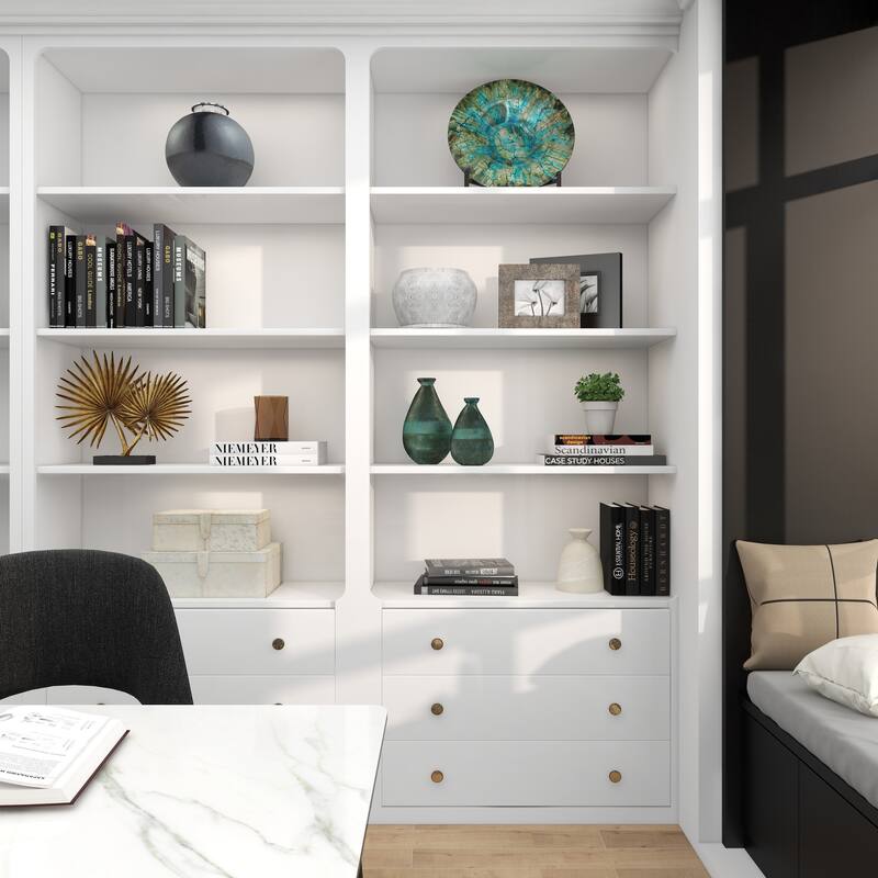 Stylish Glass Blown Vase (Set of 2) - Gold or Green