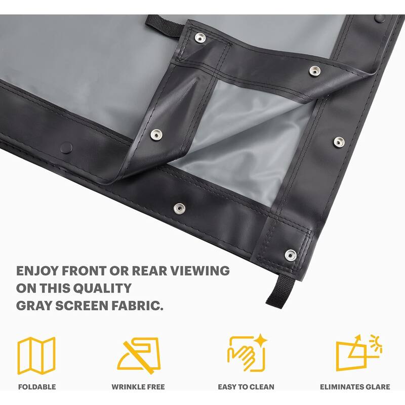 KODAK Replacement Dual Projector Screen, Fast Fold Front & Rear Backdrop