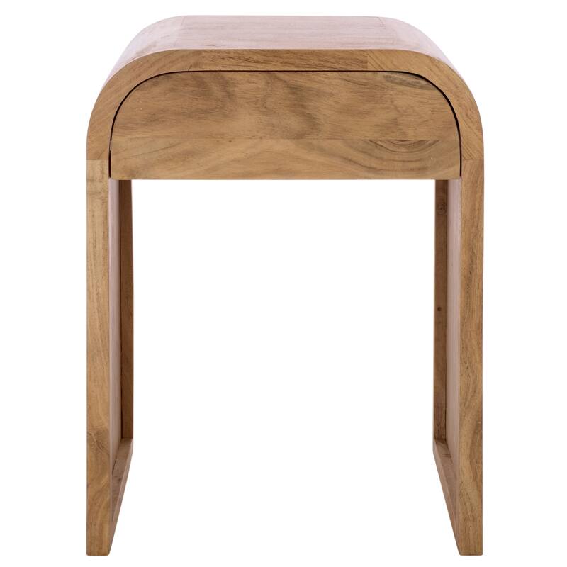 SAFAVIEH Home Amaki Side Table - 17"W x 14"D x 23"H - Natural