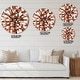preview thumbnail 4 of 7, Designart 'Reflective Checkered Cube' Oversized Modern Wall CLock