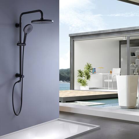 Shower Faucet System Combo 2GPM 3 Function Shower Head