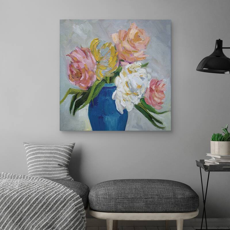 Smell the Rose Crop REV by Alexi Fine Canvas Art Print