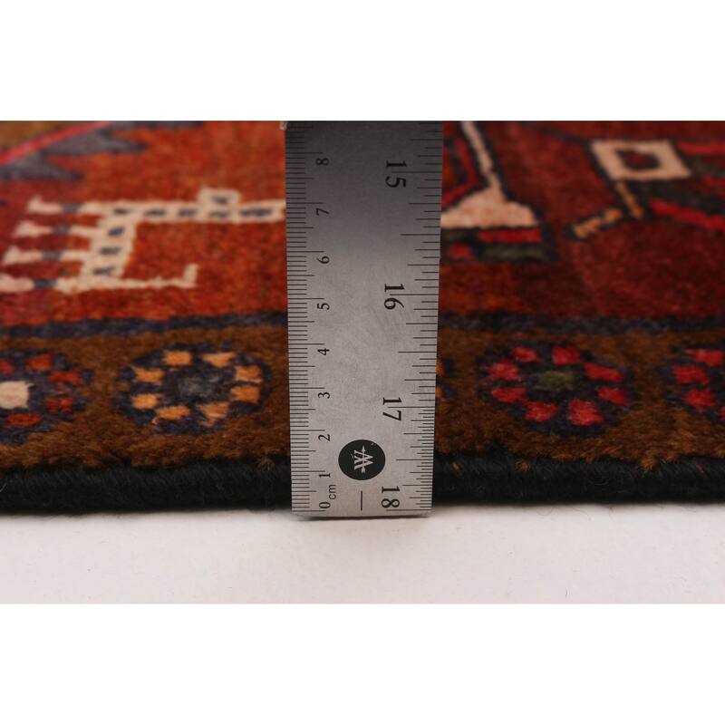 ECARPETGALLERY Hand-knotted Konya Anatolian Dark Red Wool Rug - 3'5 x 10'0
