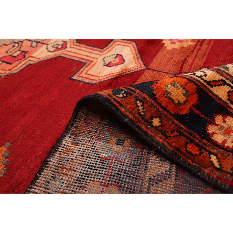 ECARPETGALLERY Hand-knotted Konya Anatolian Red Wool Rug - 5'1 x 10'10