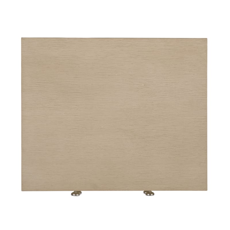 Dana 21 in. W Rectangular Wood 2 Drawer Narrow Nightstand with Top Open Shelf