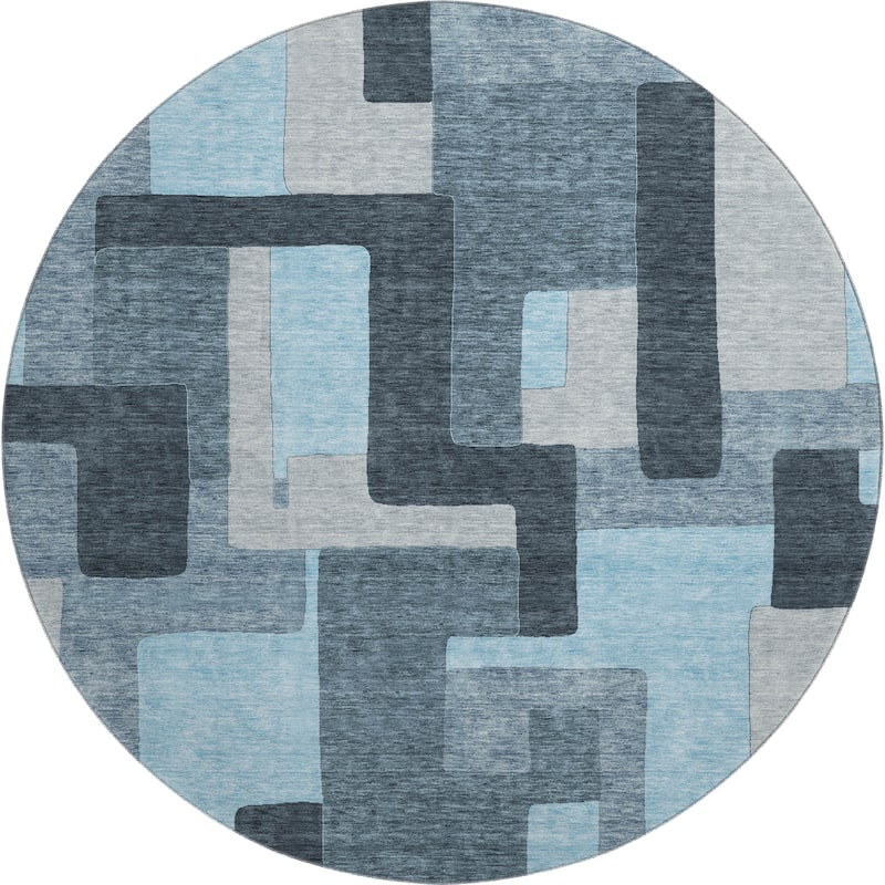 Premium Washable Super Soft Geo Casual Mayfield Rug