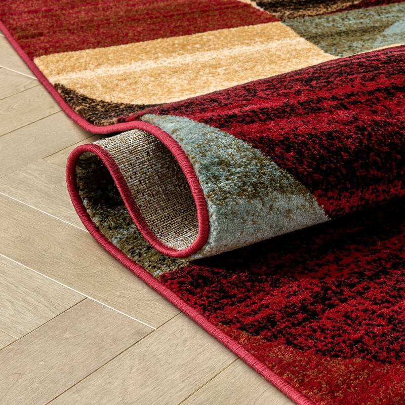 Well Woven Barclay Bowery Art Deco Modern Area Rug