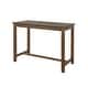 preview thumbnail 21 of 26, Linon Bridgeport 36-inch Counter Height Pub Table Rustic Brown