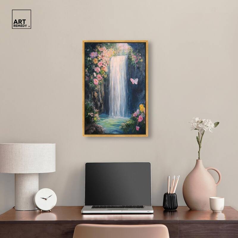 Hidden Falls I Canvas by Art Remedy