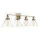preview thumbnail 9 of 11, Savoy House Drake 4 Light 38" Wide Bathroom Vanity Light