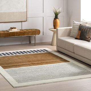 Nuloom Keeva Modern Striped Fringe Area Rug