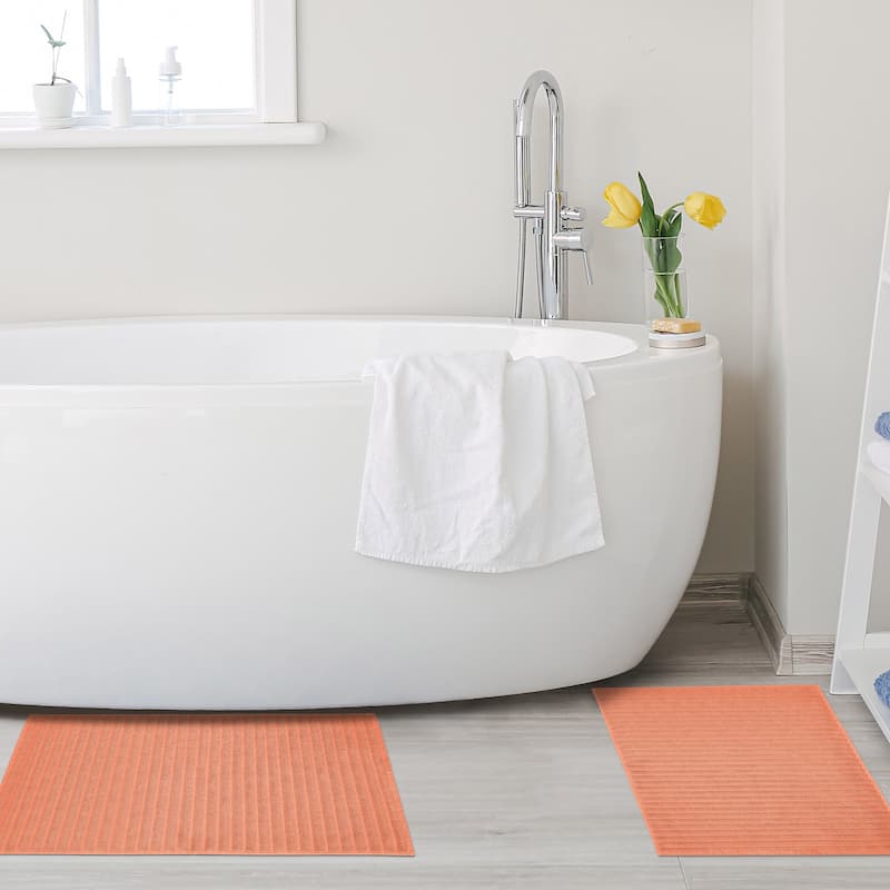 Superior Eco-Friendly Soft and Absorbent Bath Mat (set of 2)
