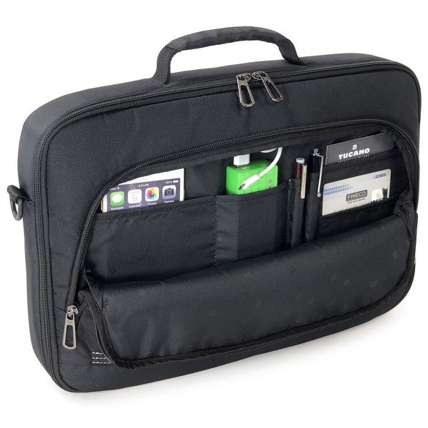 Goodhope Beige Fabric Vertical Sport Briefcase