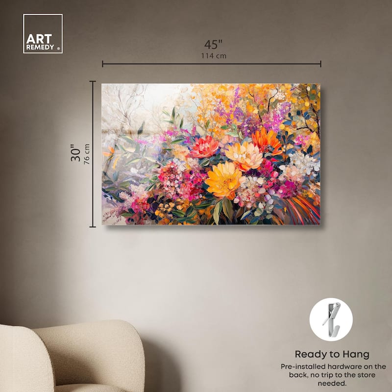 Amber Auras Acrylic by Art Remedy, Ready to Hang