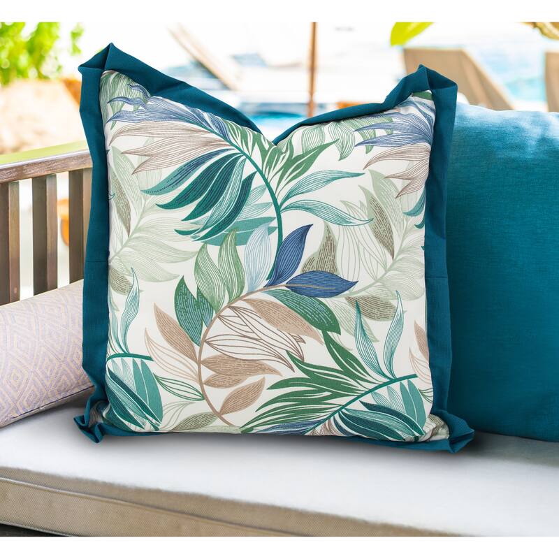 Allan Andrews Indoor/Outdoor 20" Square Printed Accent Throw Pillow Collection