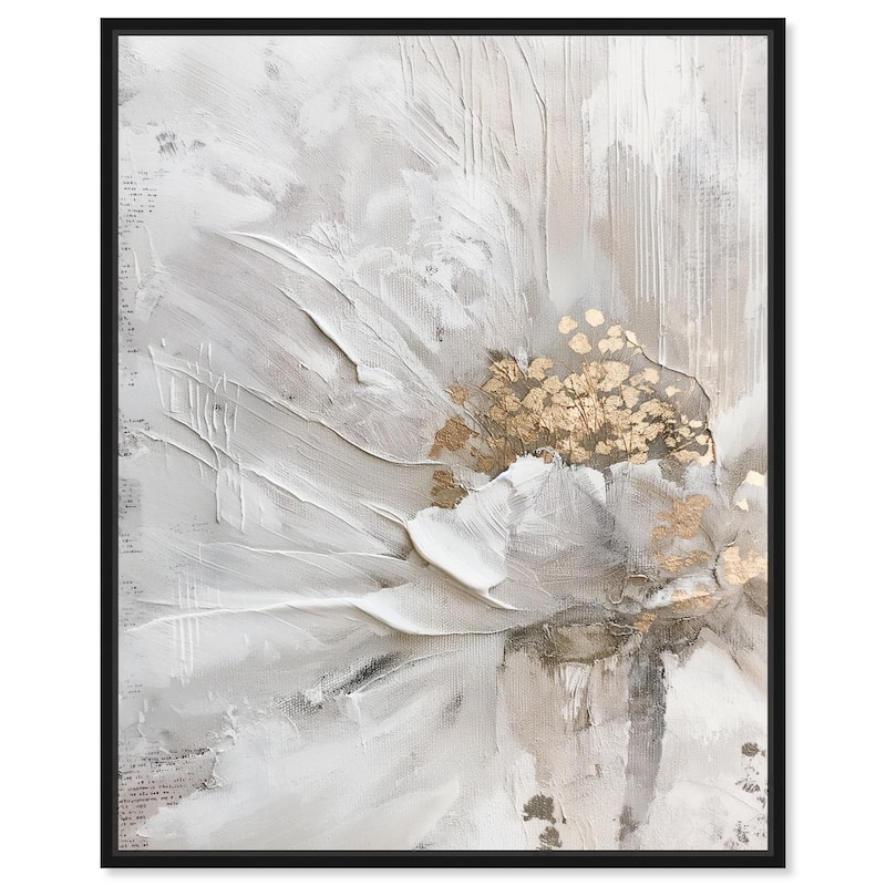 Lunar Heart (II) Canvas by Art Remedy - 24" x 30" - Black