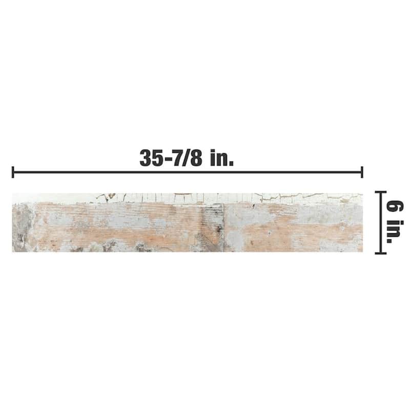 Merola Tile Unique 6" x 35.86" Porcelain Floor and Wall Tile