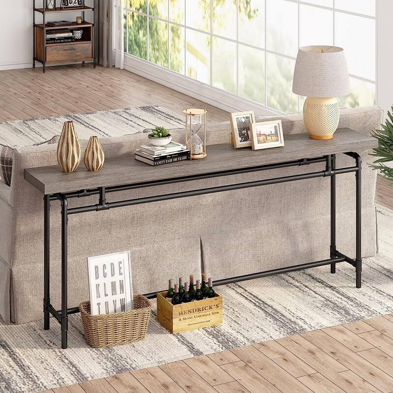 70.9 Inches Extra Long Console Sofa Table