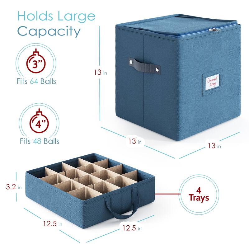 Empyrean Christmas Ornament Storage Box