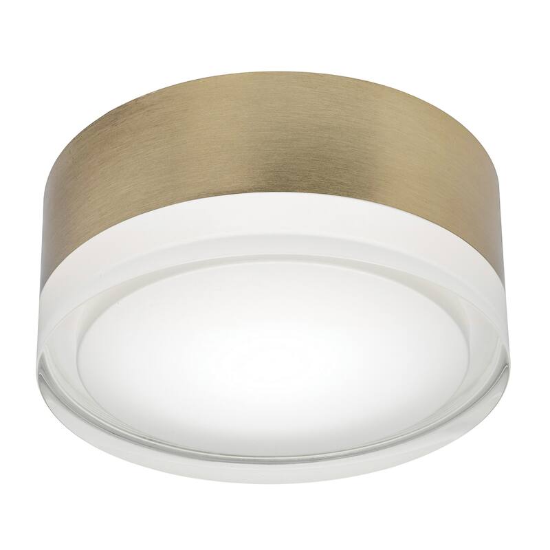 AFX Emma 6'' LED Flush Mount Light - Satin Brass