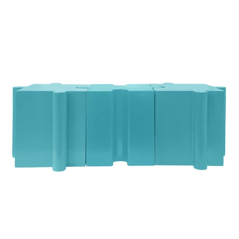 Christopher Knight Home - Mandy Modern Outdoor Side Table with Modular Concave Edge Design