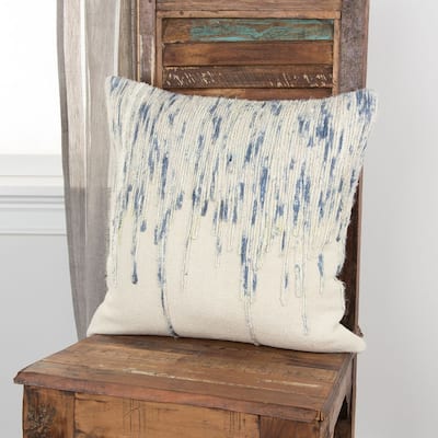 Rizzy Home Hand-crafted Abstract Throw Pillow