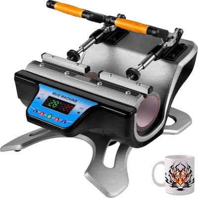 VEVOR Mug Heat Press 2in1 11oz Digital Sublimation Transfer DIY Coffee Cup 280W