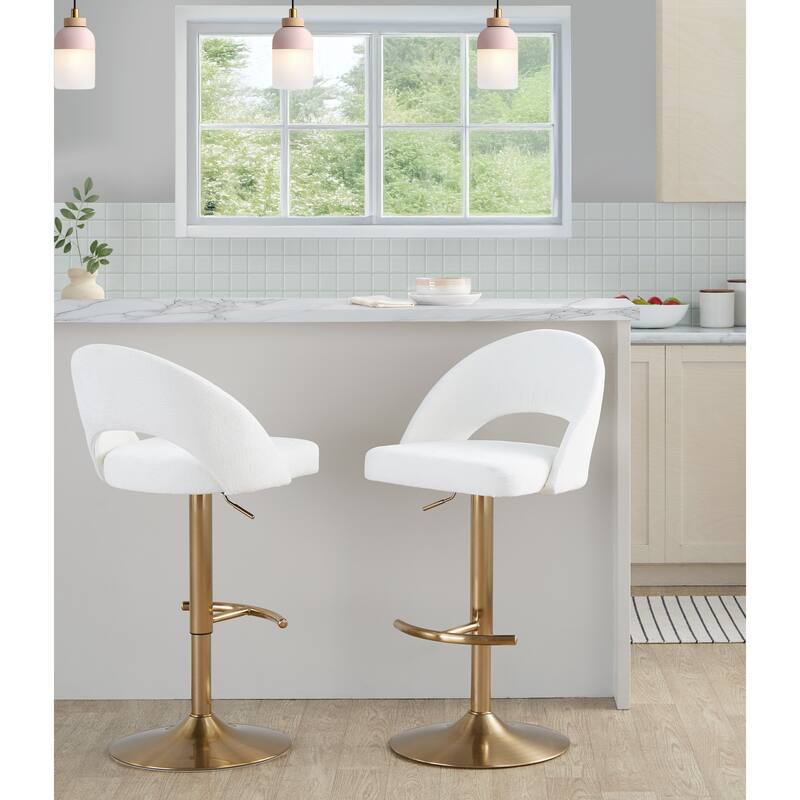 Renee Adjustable Barstool - Set of 2