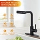 preview thumbnail 18 of 79, WOWOW Single Handle Waterfall Pull Down Sprayer Kitchen Faucet