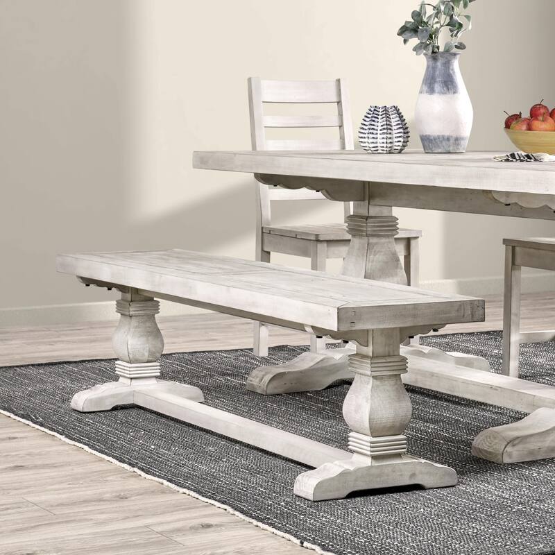 Quincy 66" Bench in Nordic Ivory by Kosas Home - Nordic Ivory