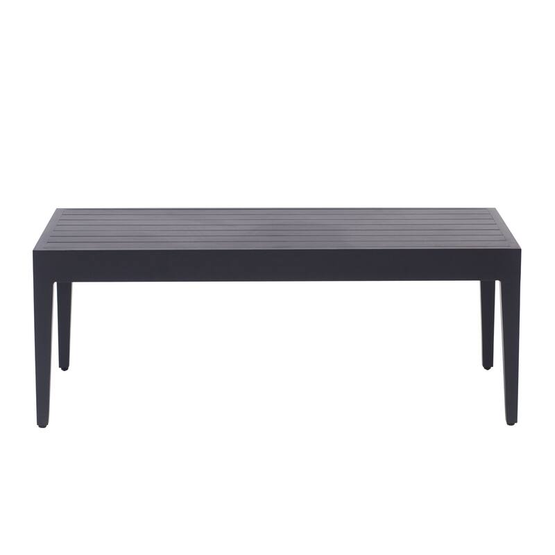 Abbyson Outdoor Birmingham All-Weather Aluminum Coffee Table