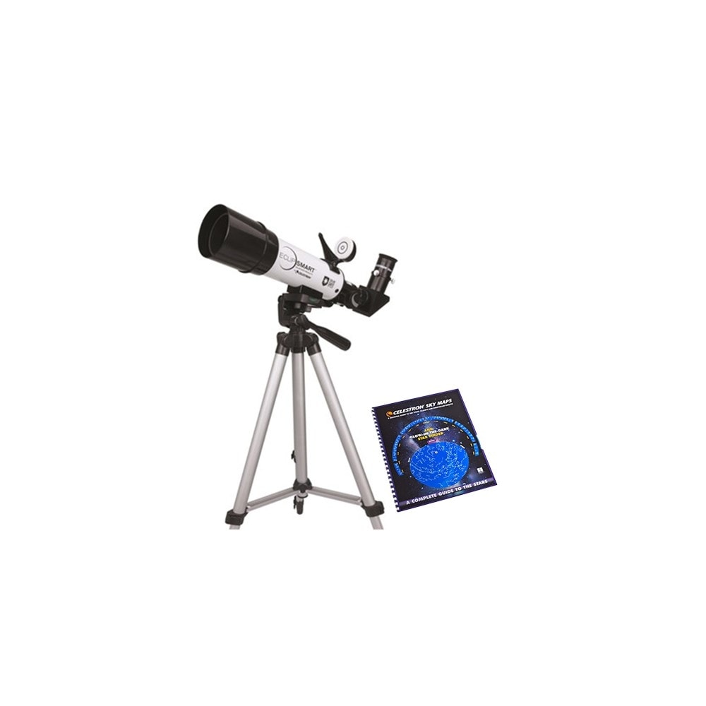 celestron eclipsmart solar 50 travel telescope & backpack