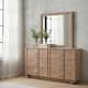 Option Light Oak - Dresser with Mirror