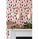 preview thumbnail 3 of 12, NextWall Winter Forest Christmas Peel and Stick Wallpaper