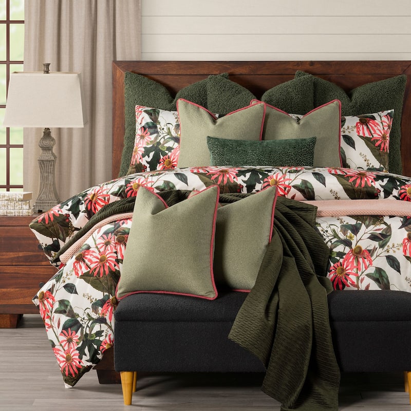 Smithsonian Classic Coneflowers Duvet Set