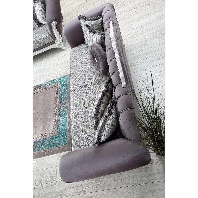 Zac 93" Rolled Arms Traditional Sofa