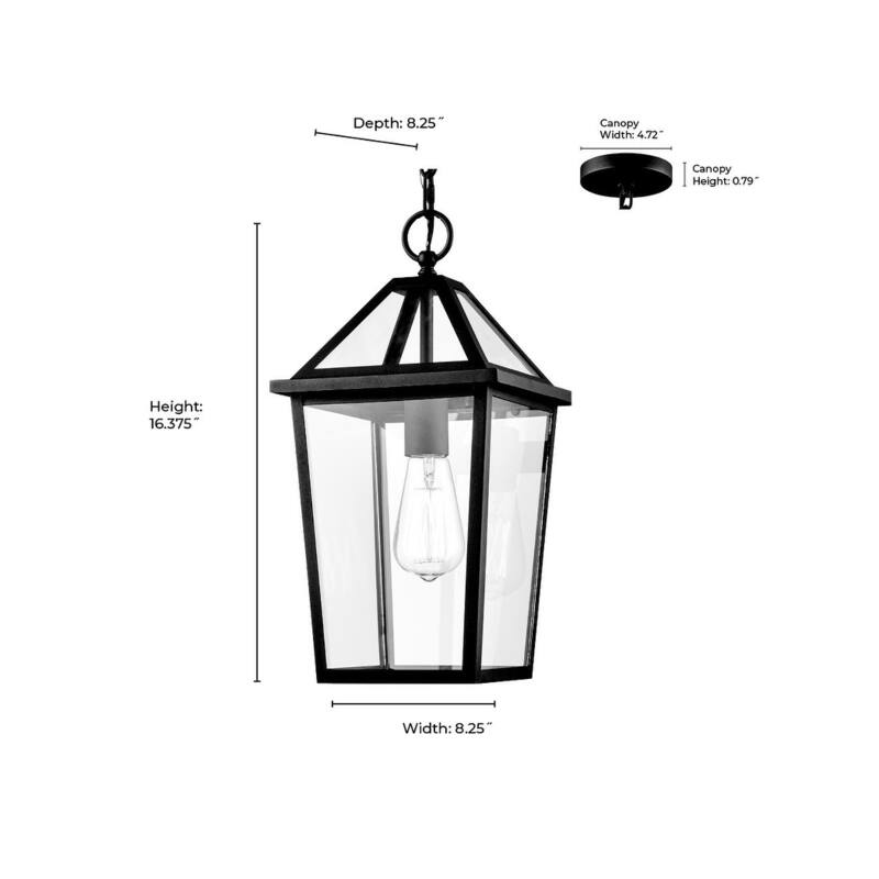 Millennium Lighting 91401 Eston 8" Wide Outdoor Mini Pendant