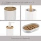 preview thumbnail 22 of 63, Bathroom Accessories with Natural Accents, Modern 6-piece Set