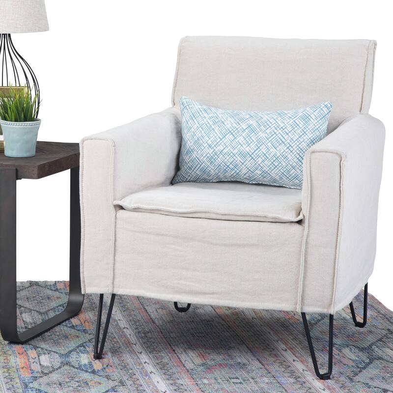 WYNDENHALL Edward 28 inch Wide Mid Century Modern Accent Chair - 28 x 30.3 x 33.1
