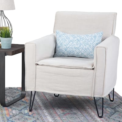 WYNDENHALL Edward 28 inch Wide Mid Century Modern Accent Chair - 28 x 30.3 x 33.1