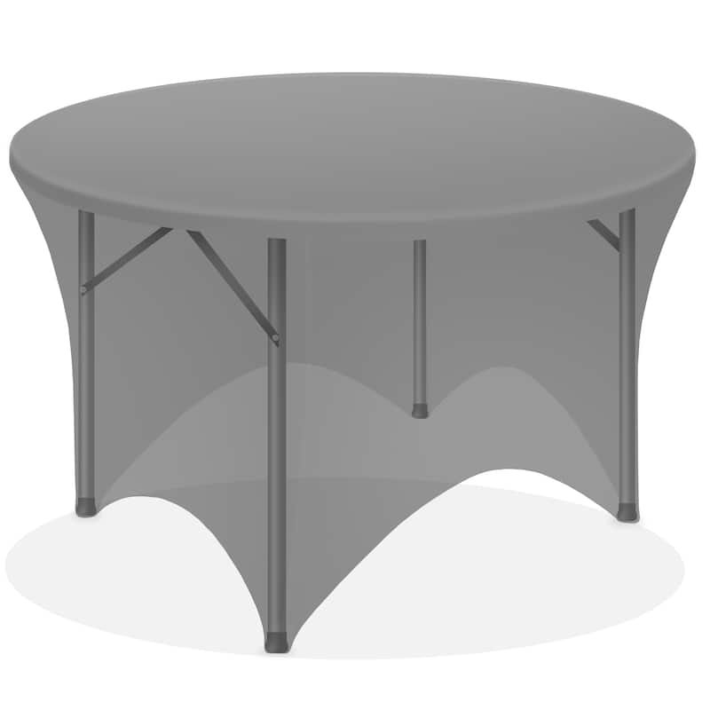 Round Spandex Tablecloth Stretch Fitted Table Cover